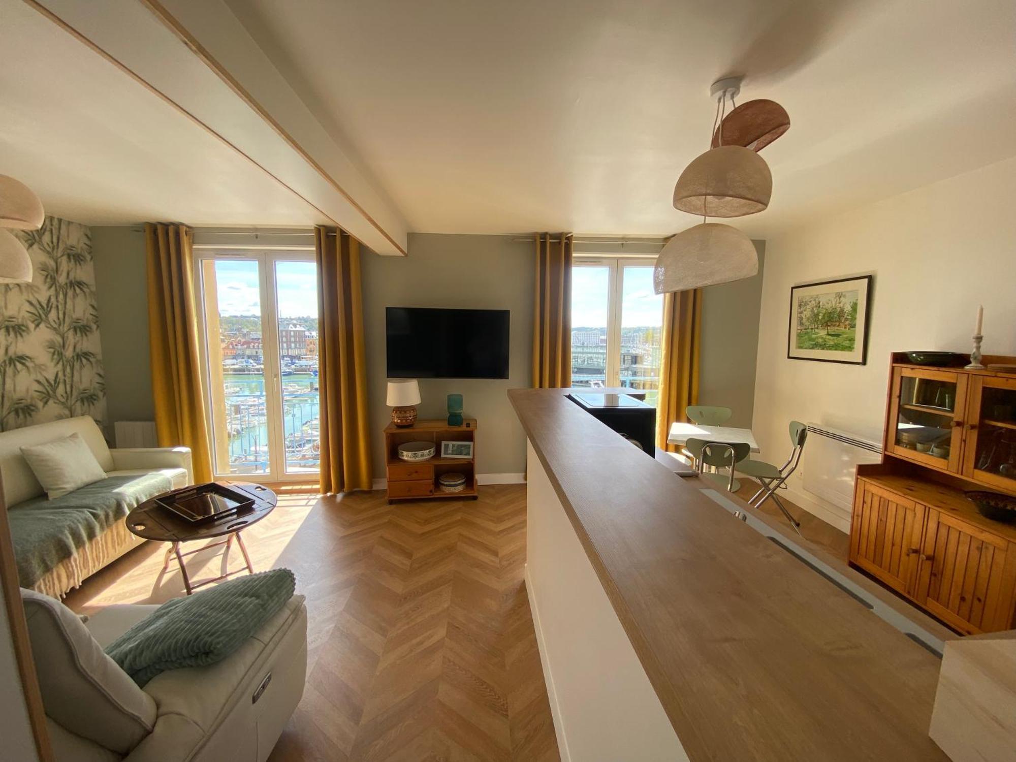 Etablissement 3 Etoiles Avec Ascenseur, 3 Appartements Lumineux Vue Port Avec Balcon, 200M De La Mer, Wifi Fibre, Tous Service Inclus Dieppe Zewnętrze zdjęcie